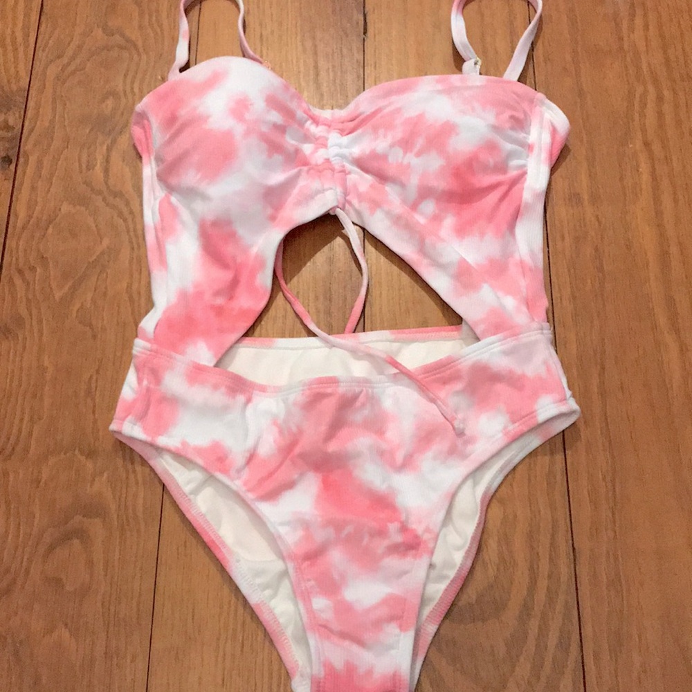 never worn, size small, target one piece swimsuit